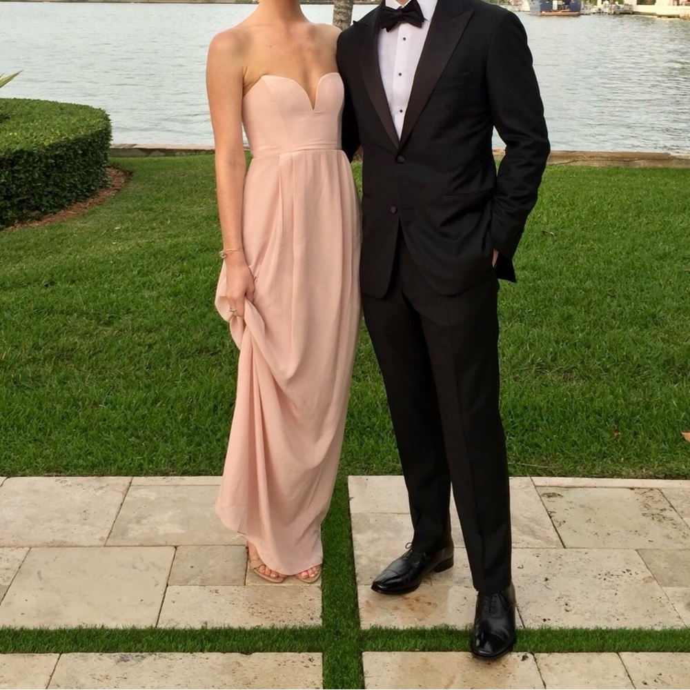 Zimmermann Strapless Pink Gown